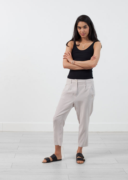 Silk Drop Crotch Pant - annaclothes