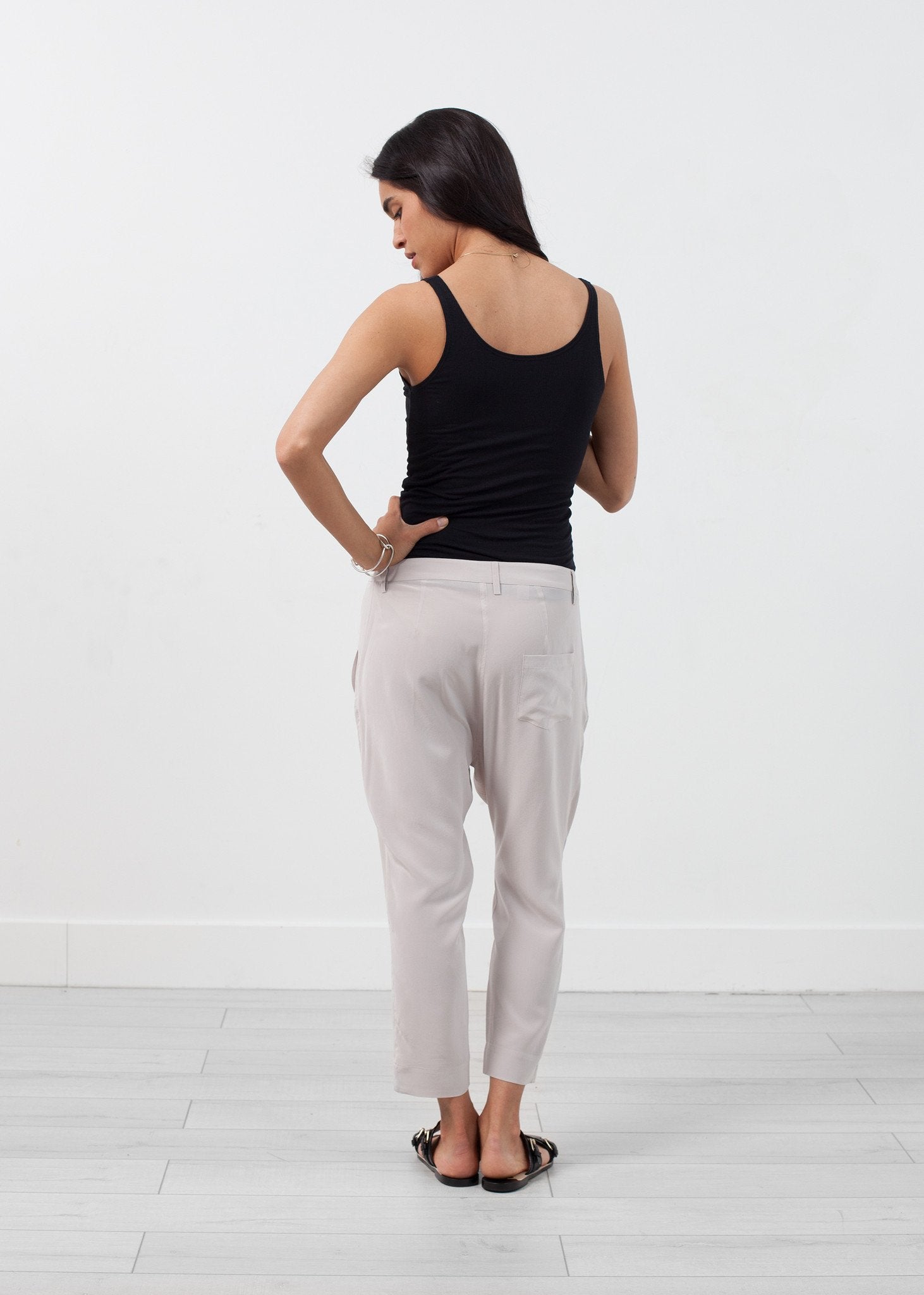 Silk Drop Crotch Pant - annaclothes