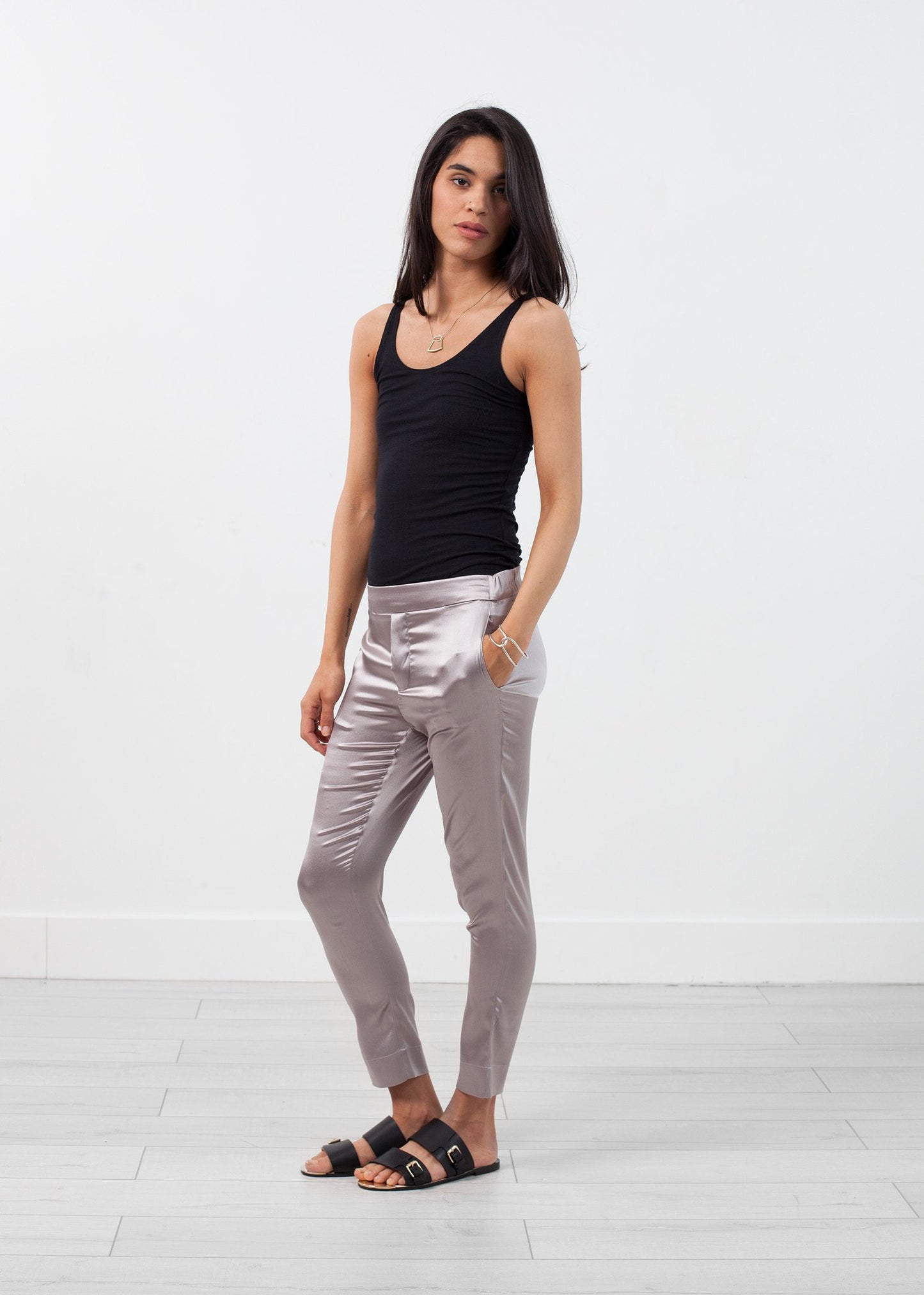 Silk Pullup Pant - annaclothes
