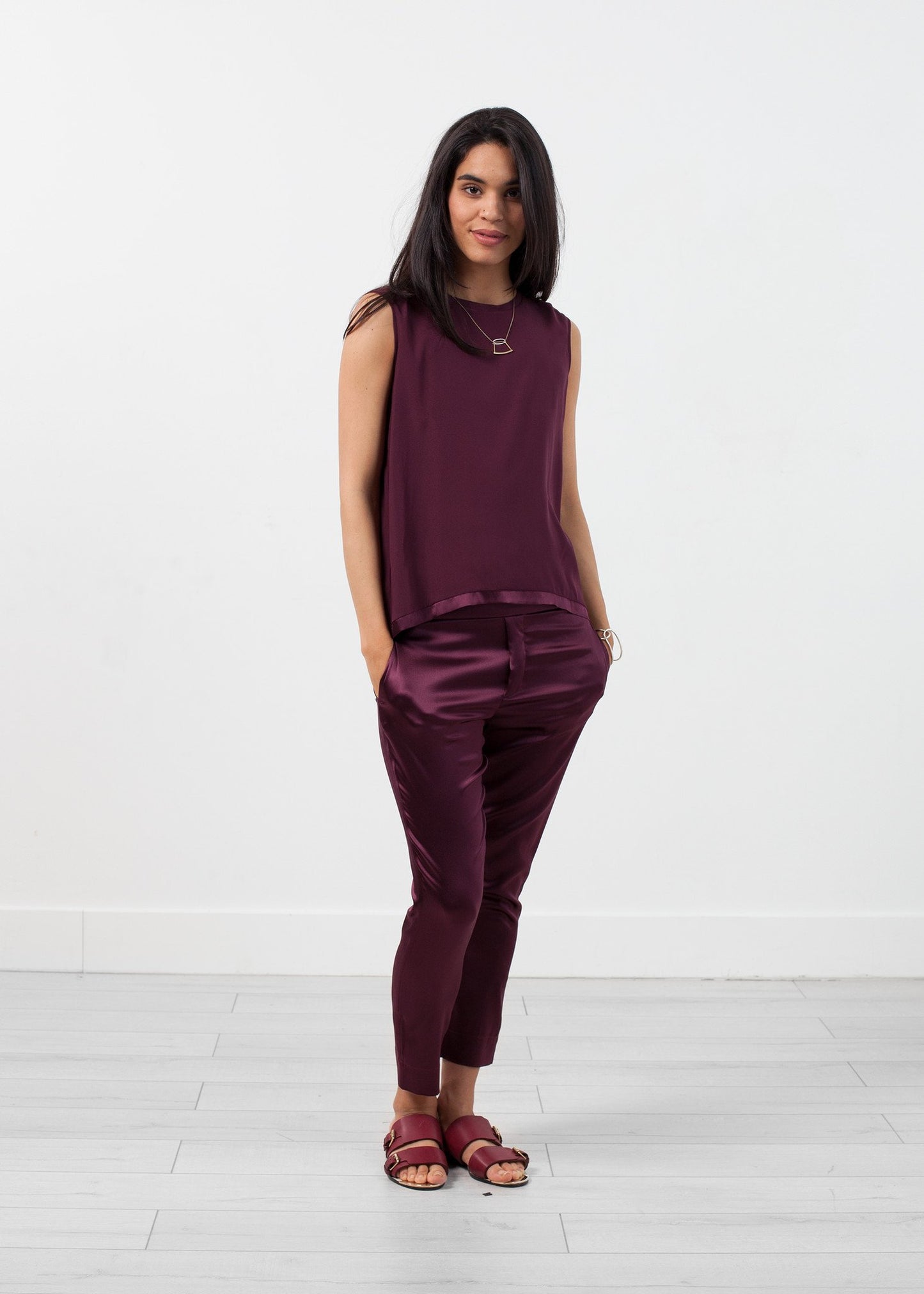 Silk Pullup Pant - annaclothes
