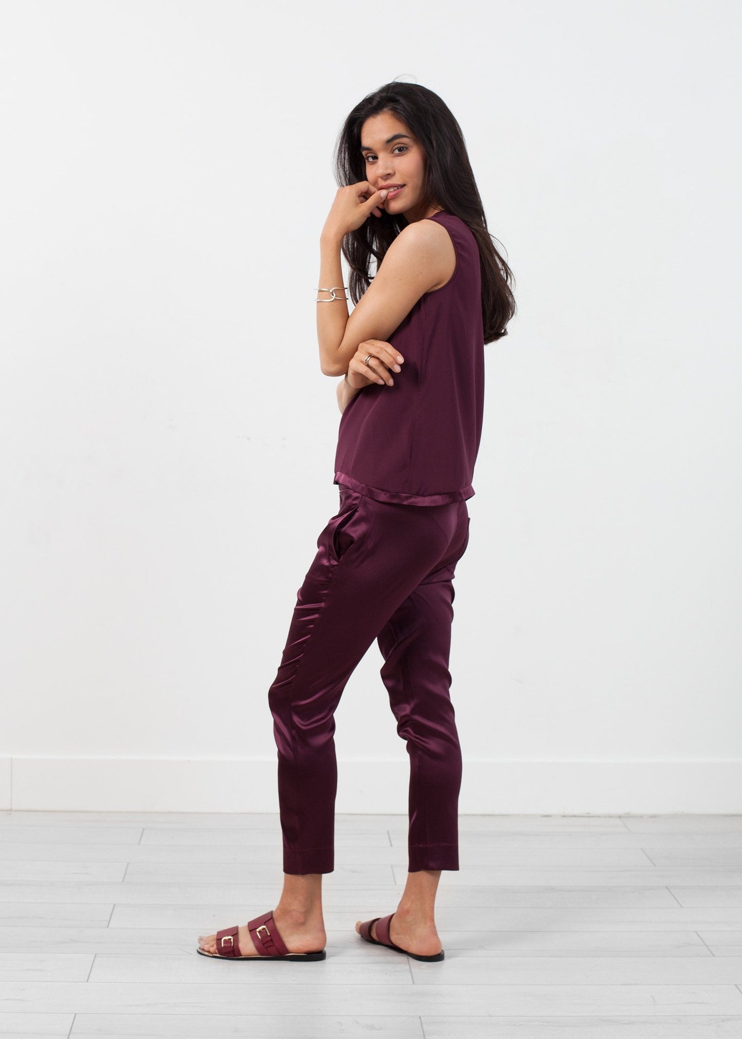 Silk Pullup Pant - annaclothes