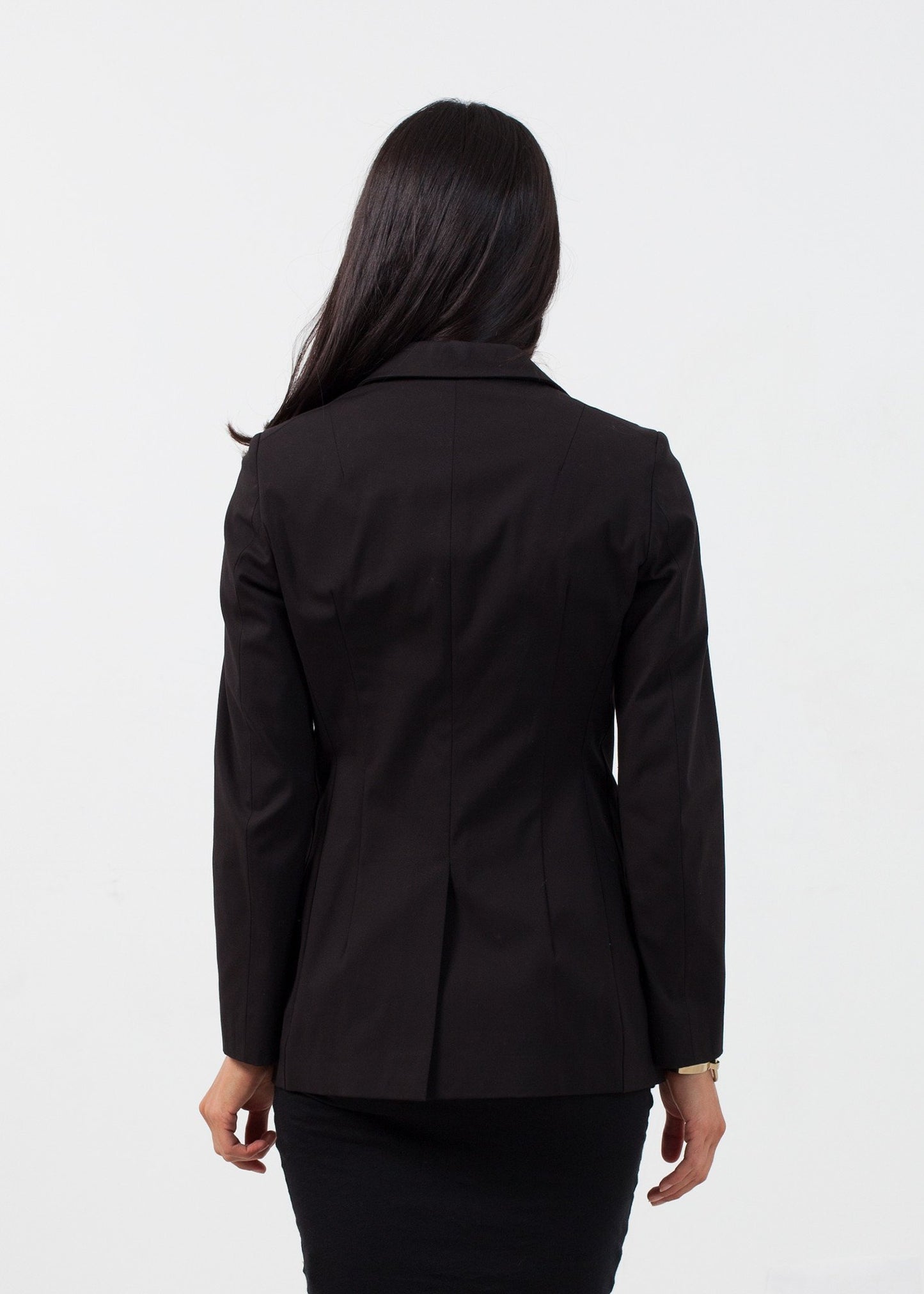 Double Pocket Blazer in Black - annaclothes