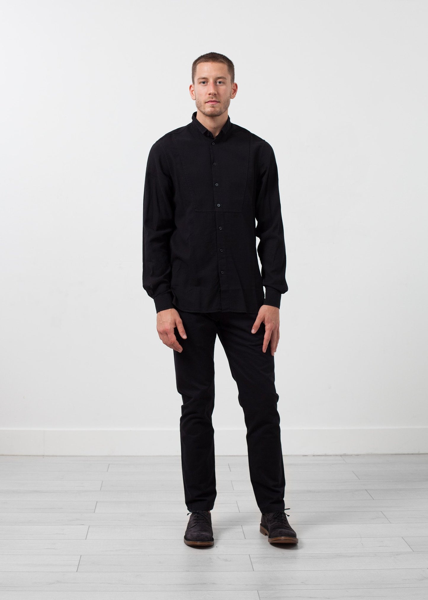 Casual Tuxedo Shirt - annaclothes