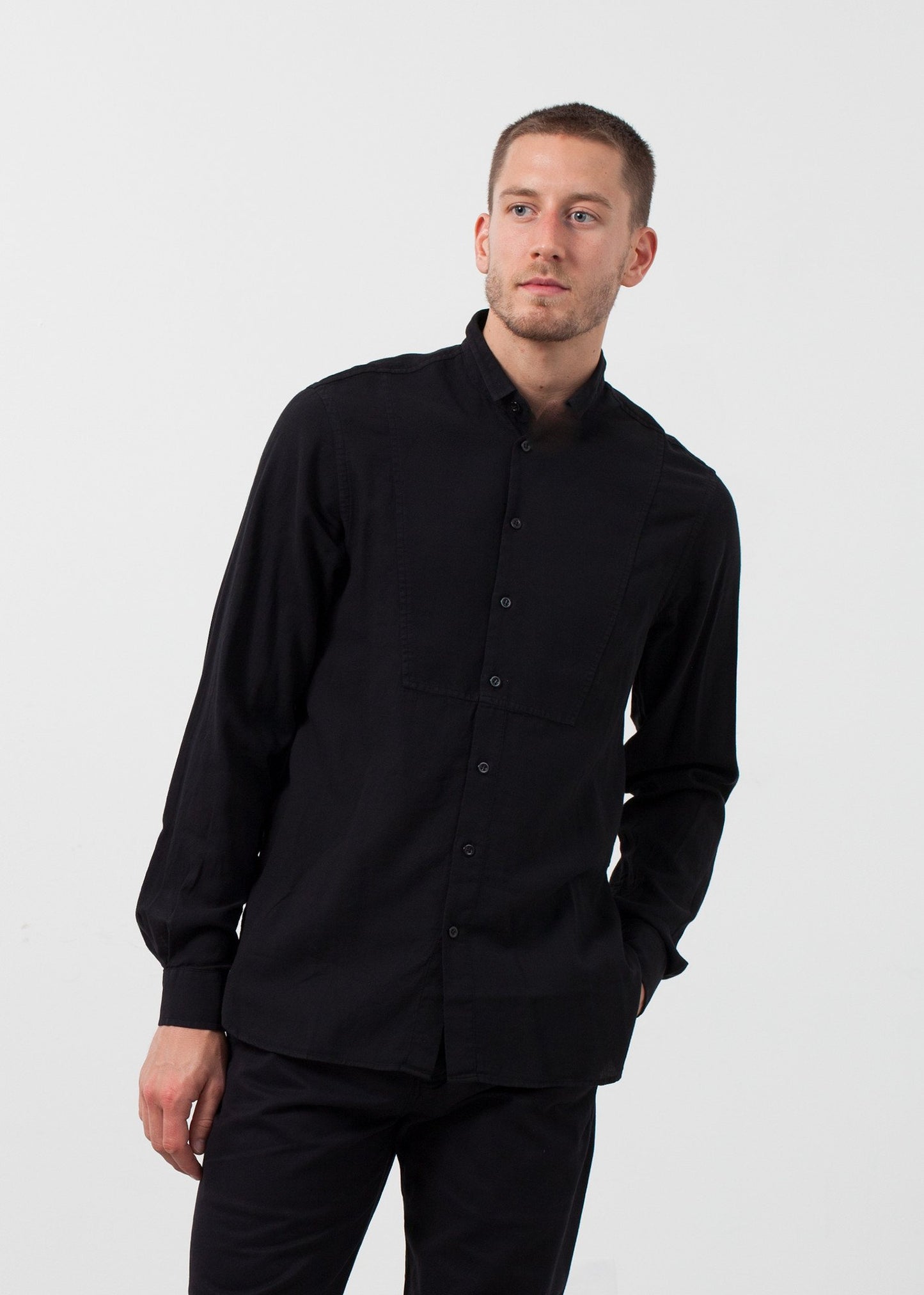 Casual Tuxedo Shirt - annaclothes