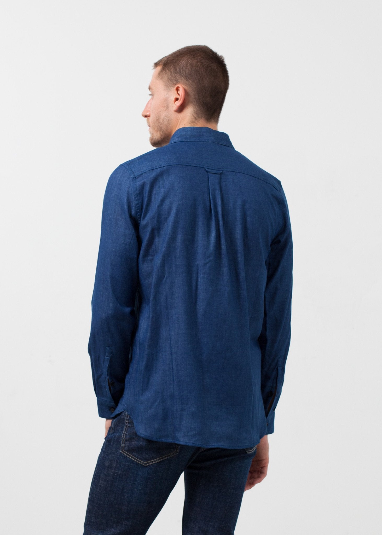 Casual Indigo Shirt - annaclothes