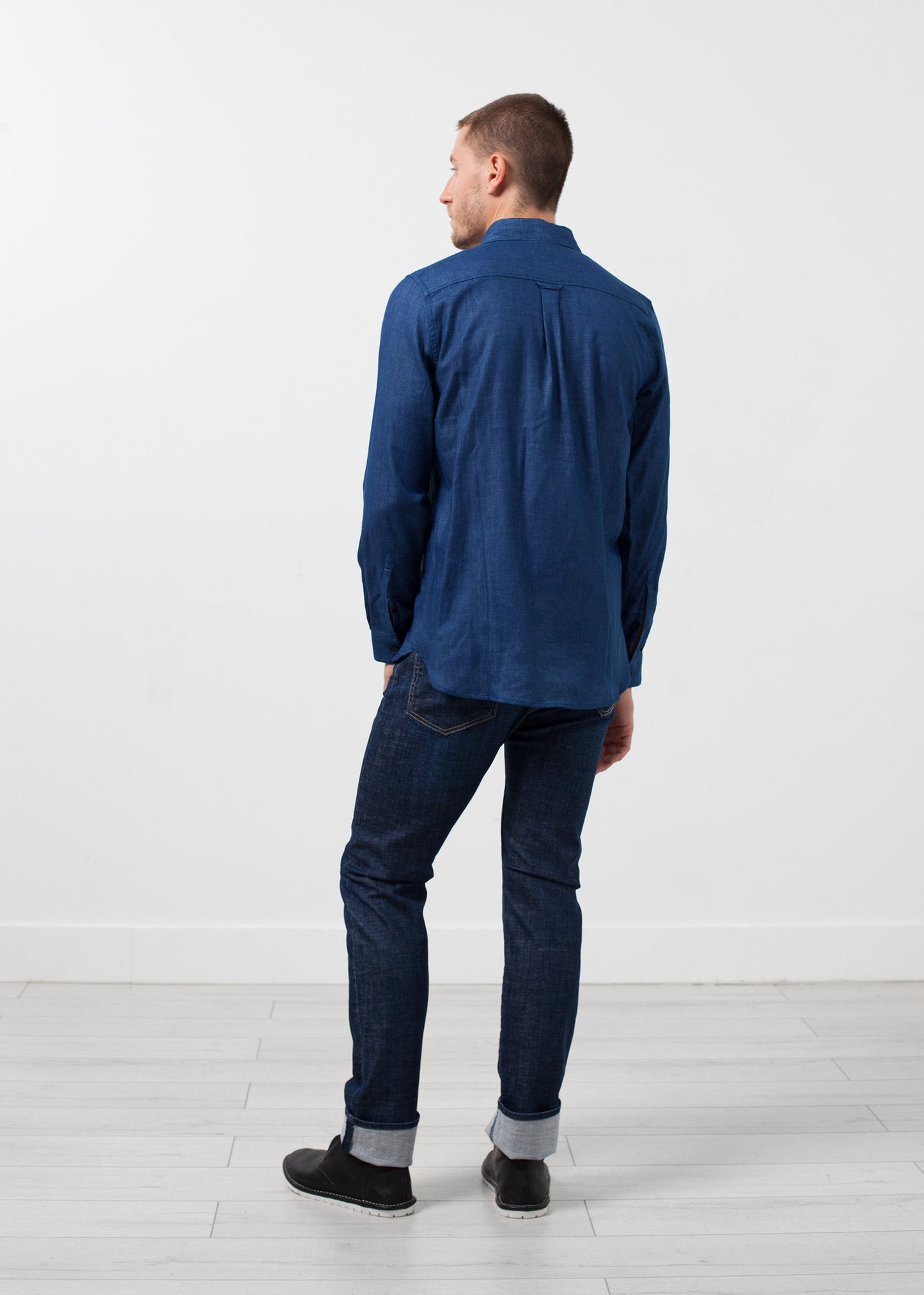 Casual Indigo Shirt - annaclothes