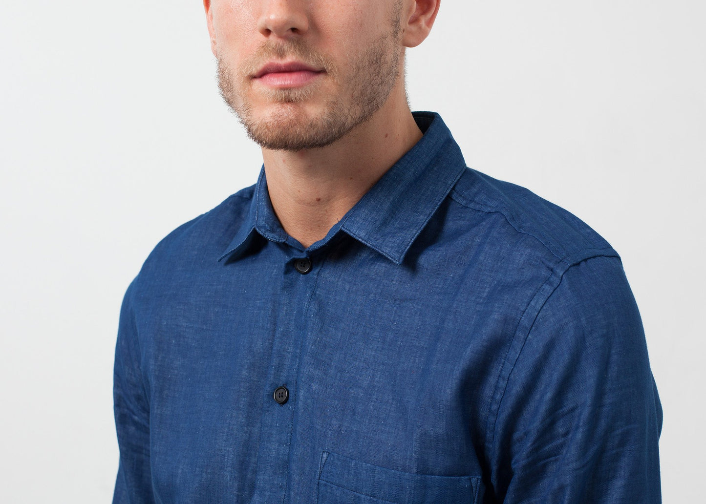 Casual Indigo Shirt - annaclothes