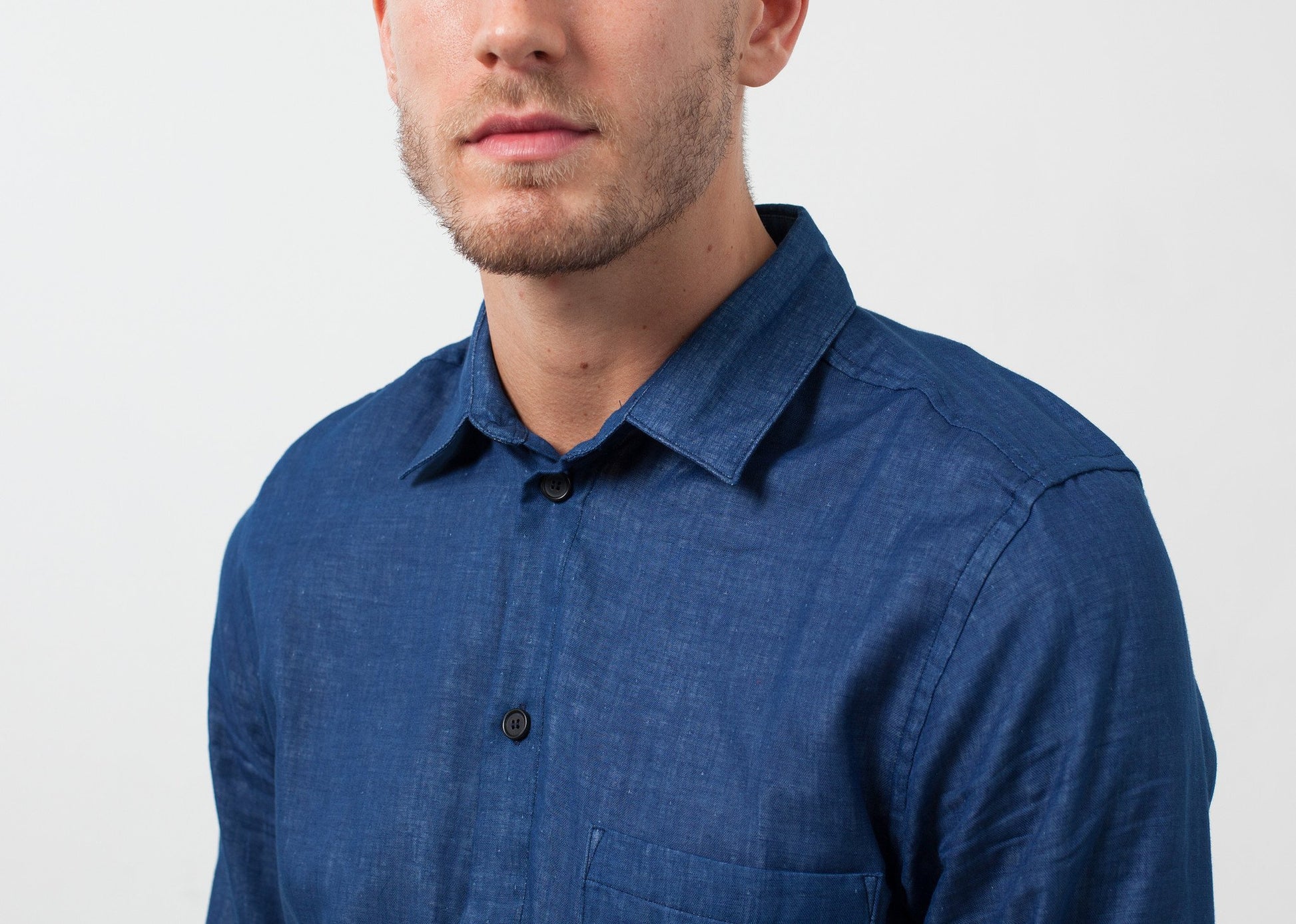 Casual Indigo Shirt - annaclothes