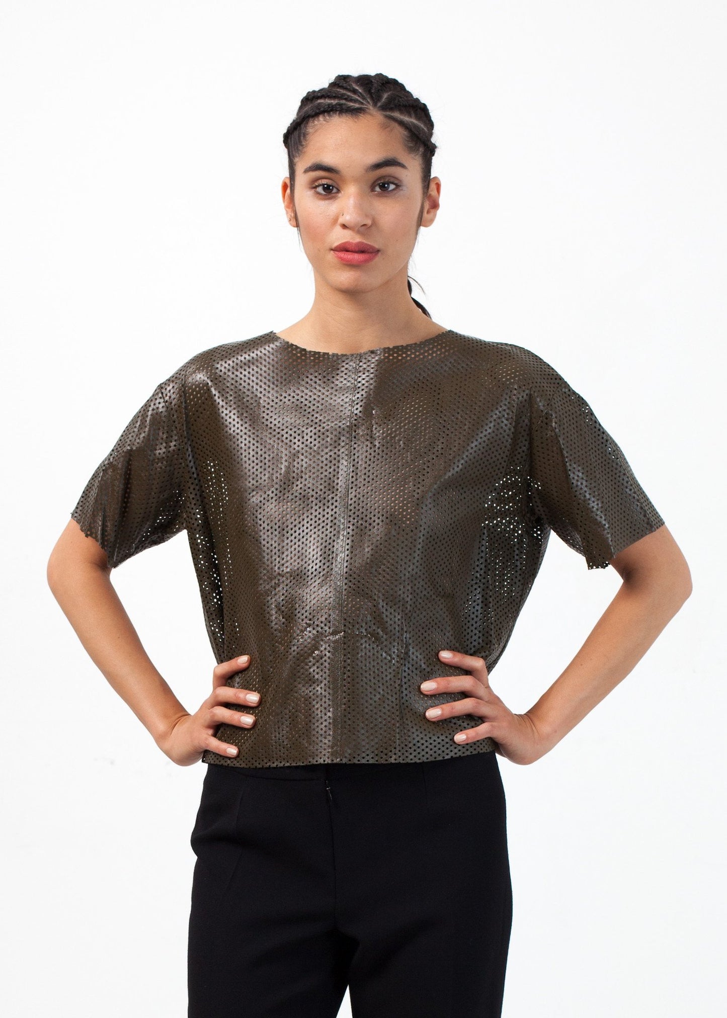 Auralias Leather Top - annaclothes