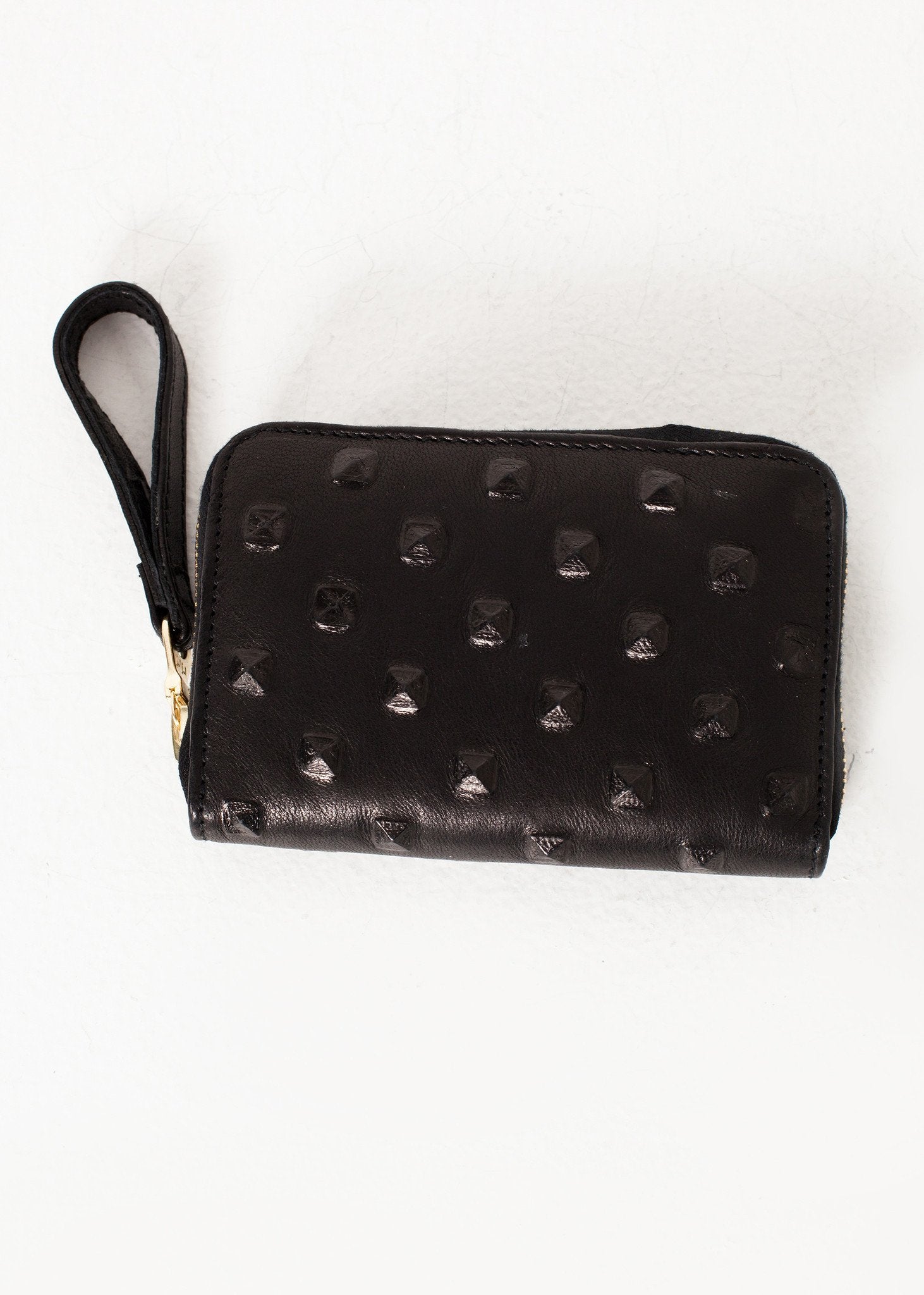 Elodie Leather Wallet in Black - annaclothes