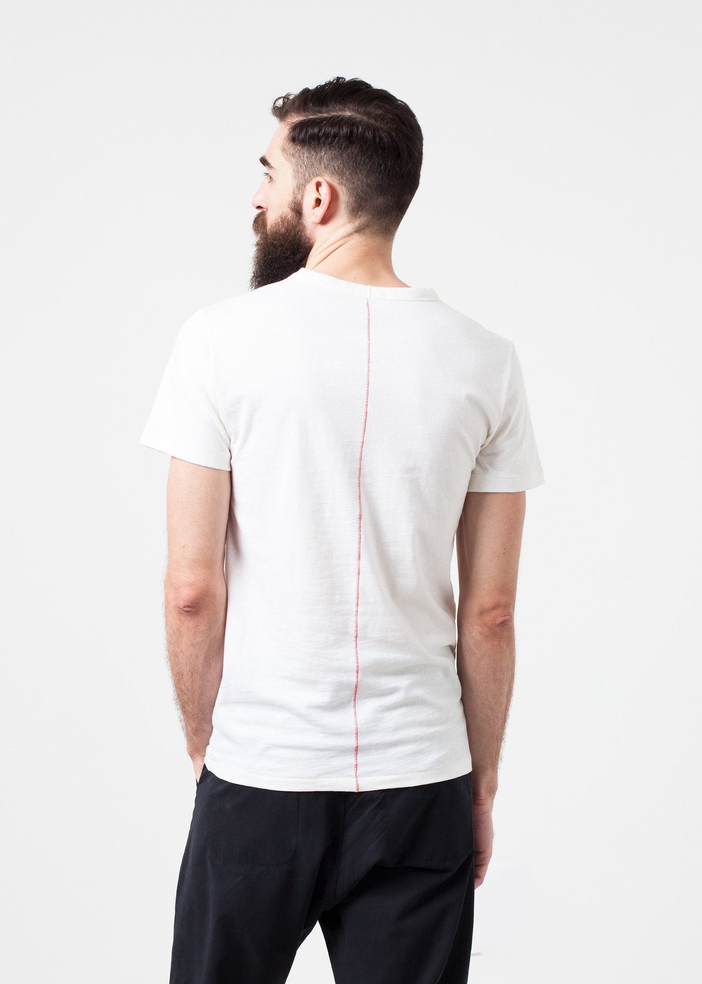 Comfort Tee in White Wool Blend - annaclothes