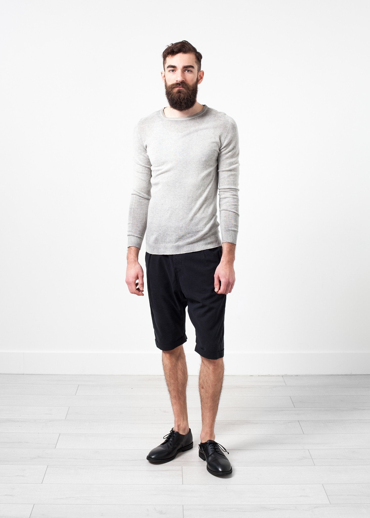 Mottled Cashmere Crewneck - annaclothes