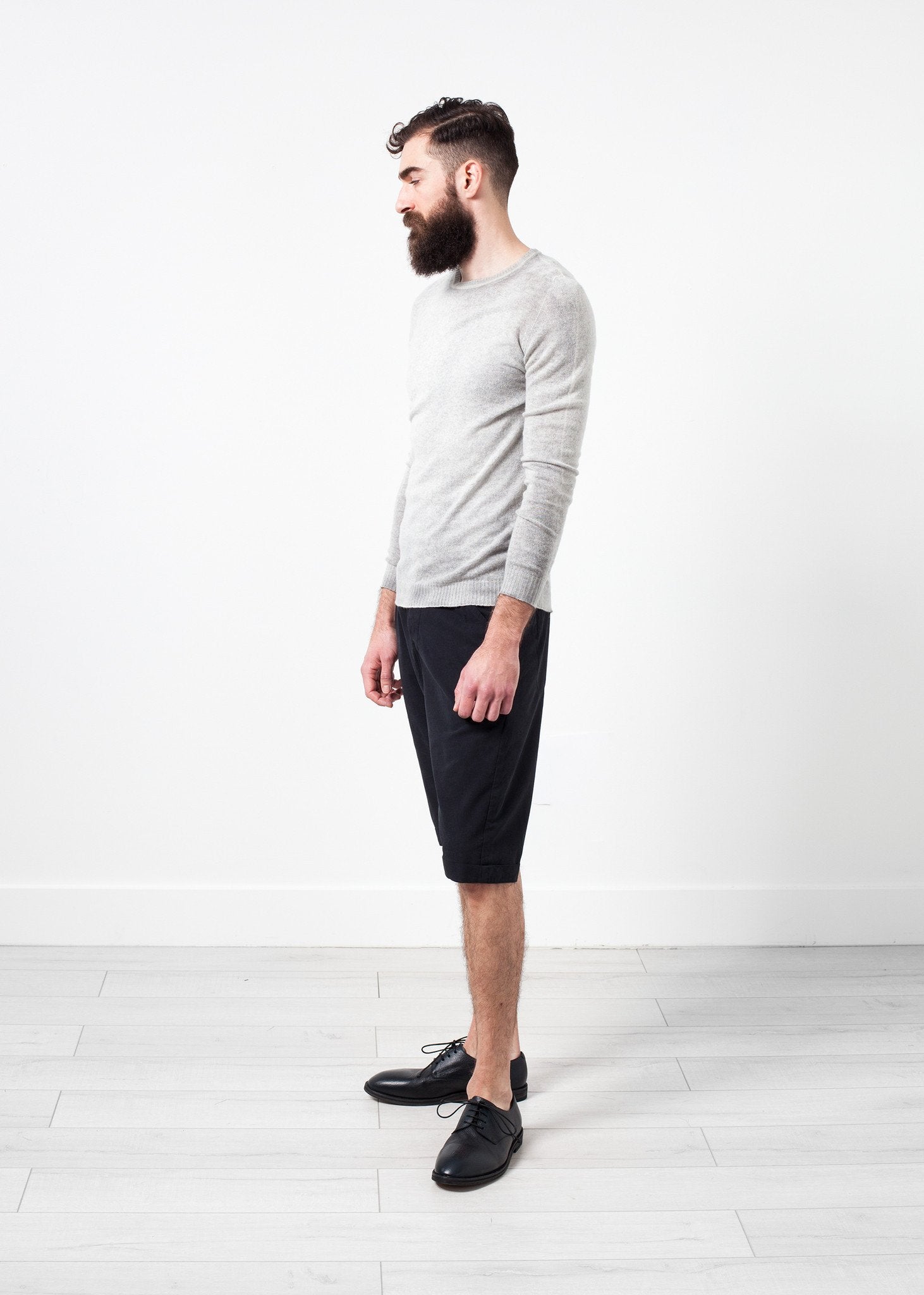 Mottled Cashmere Crewneck - annaclothes