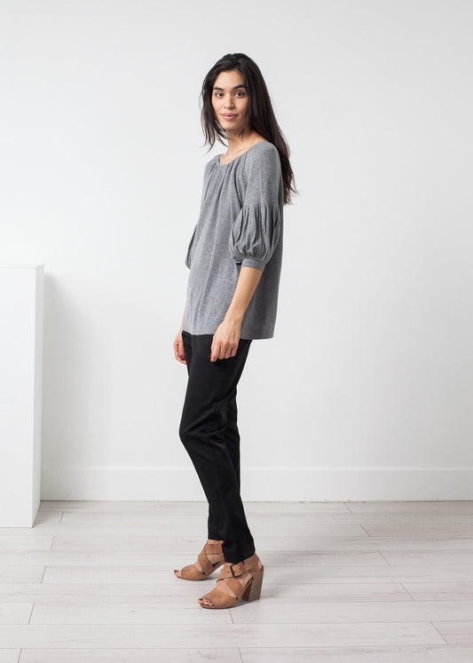 Cashmere Puff Sleeve Knit - annaclothes