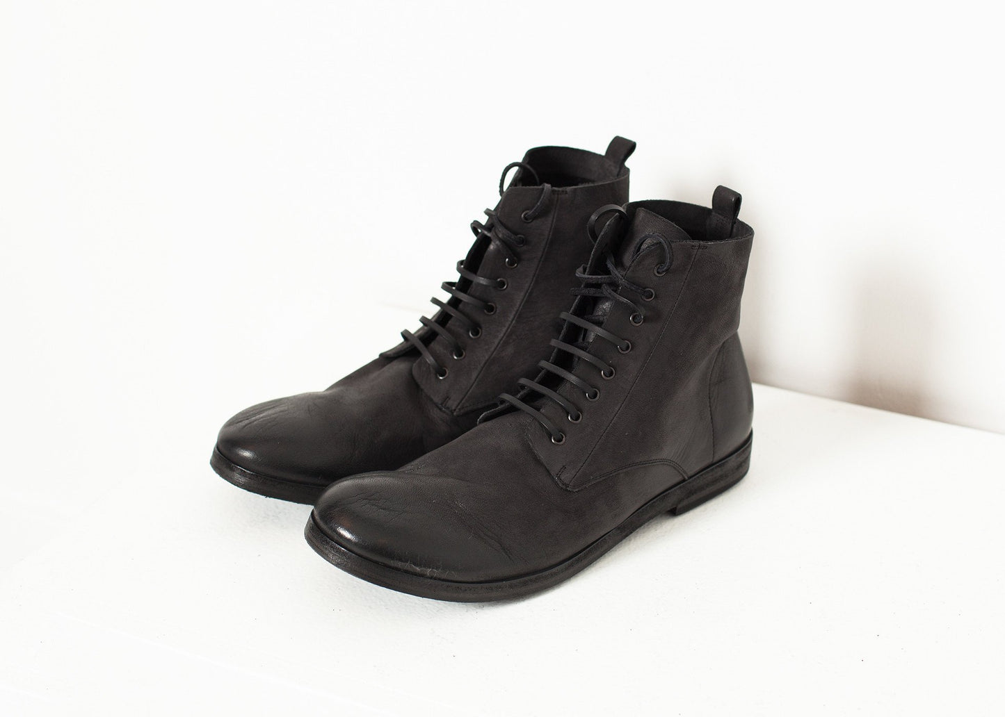 Combat Ankle Boot in Black - annaclothes