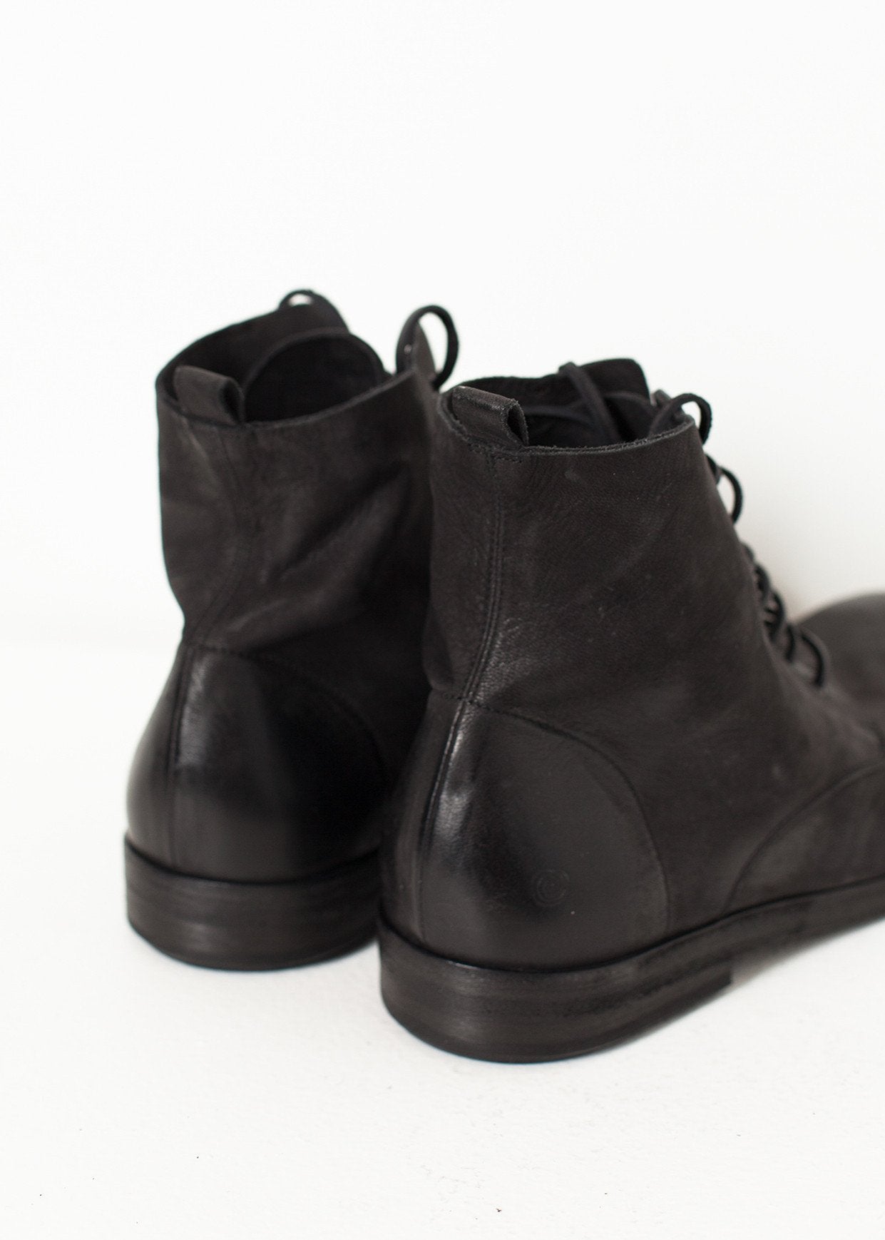 Combat Ankle Boot in Black - annaclothes