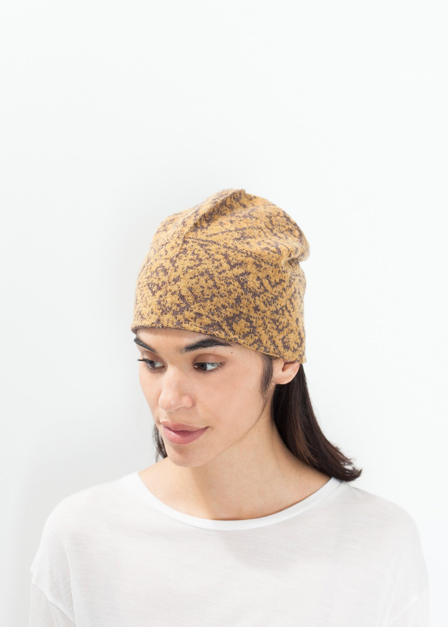 Reversible Beanie in Amber - annaclothes