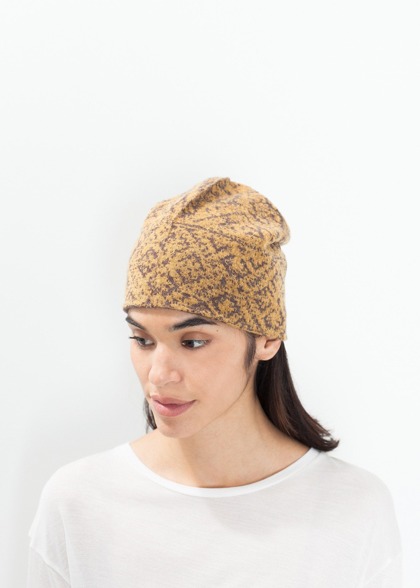 Reversible Beanie in Amber - annaclothes