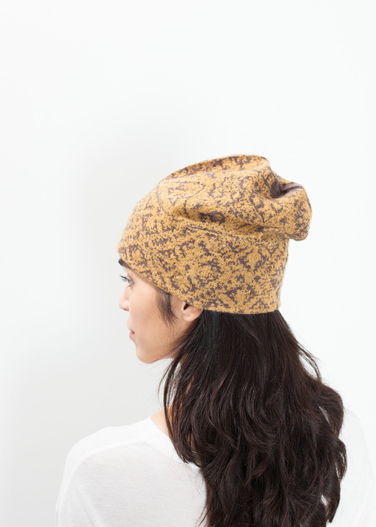 Reversible Beanie in Amber - annaclothes