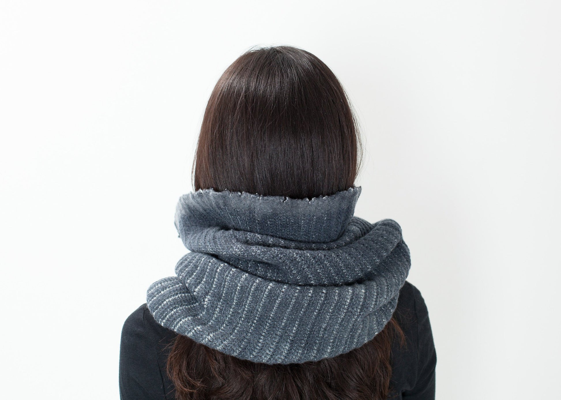 Knit Neck Warmer in Grey - annaclothes