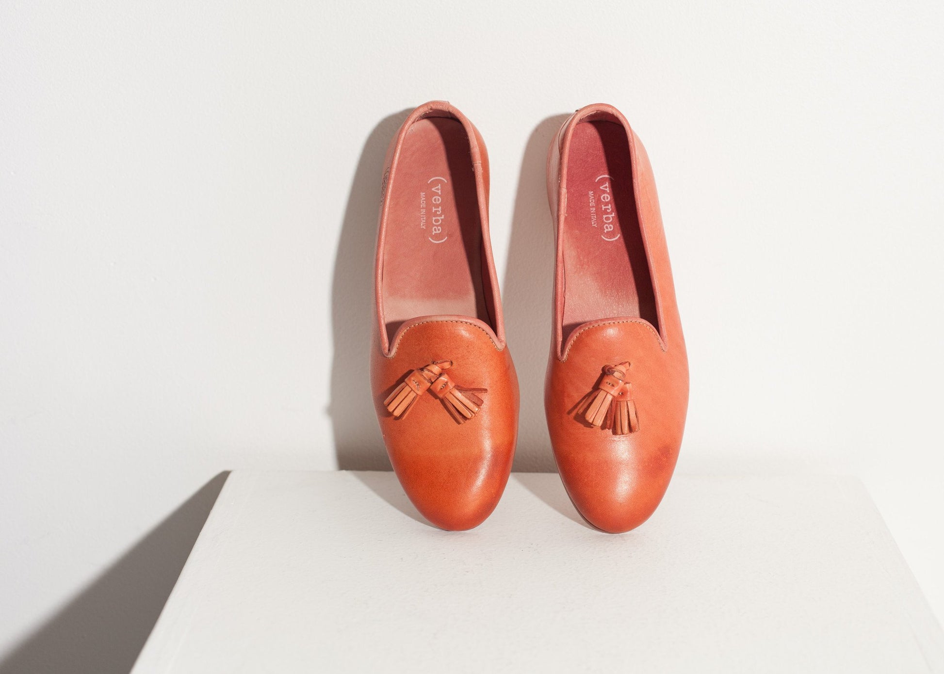 Leather Loafer in Rose - annaclothes