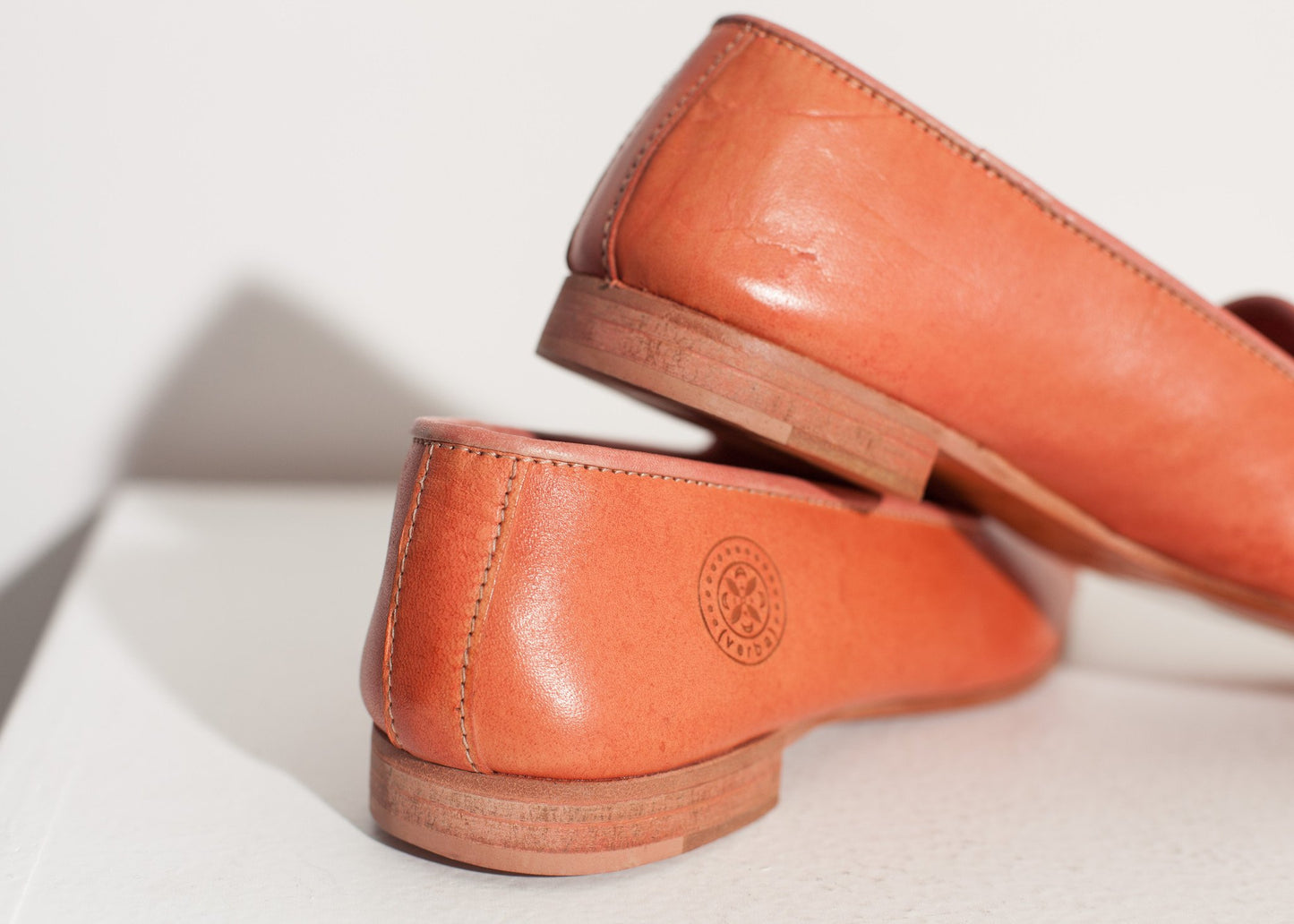 Leather Loafer in Rose - annaclothes