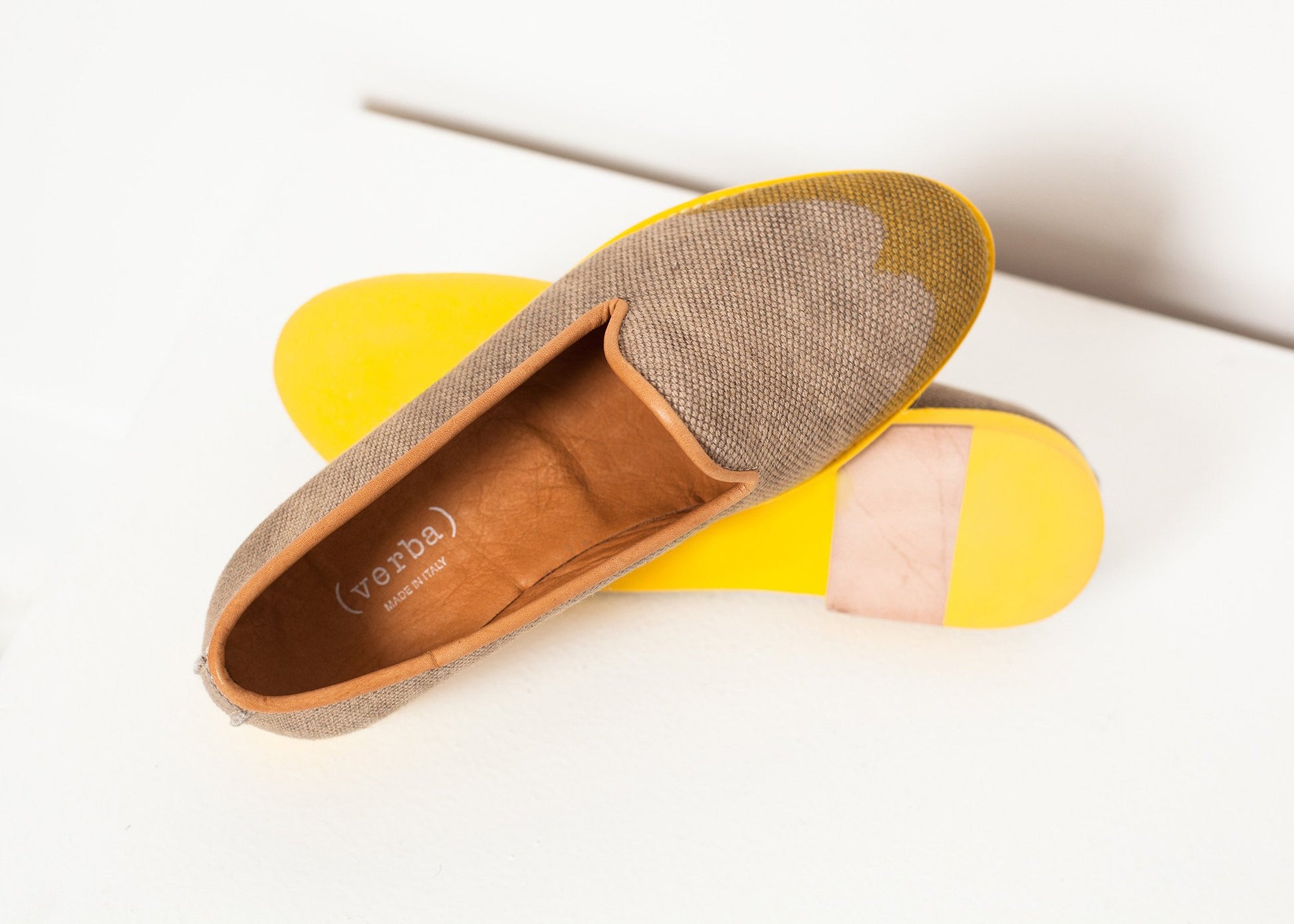 Wingtip Loafer in Yellow - annaclothes