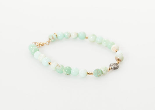 Leopold Bracelet in Green Chrysoprase - annaclothes