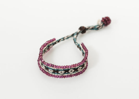 Oaxacan Bracelet in Garnet - annaclothes