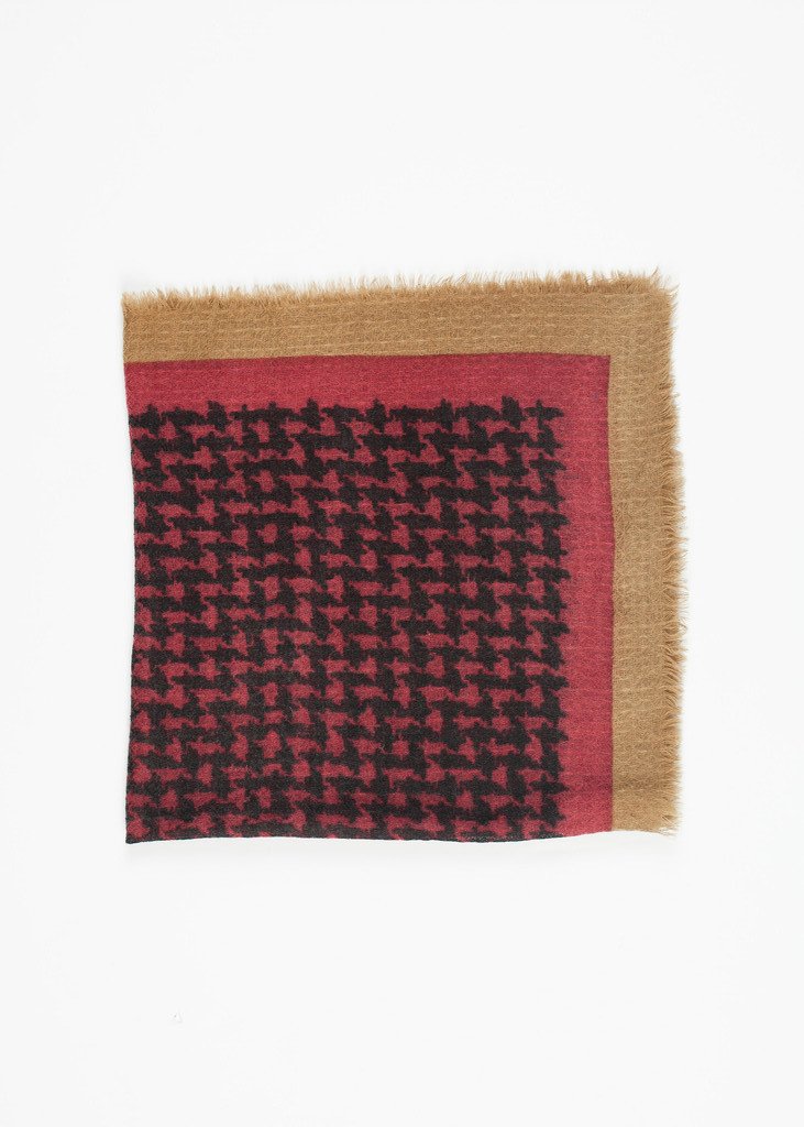 Houndstooth Square in Rouge - annaclothes