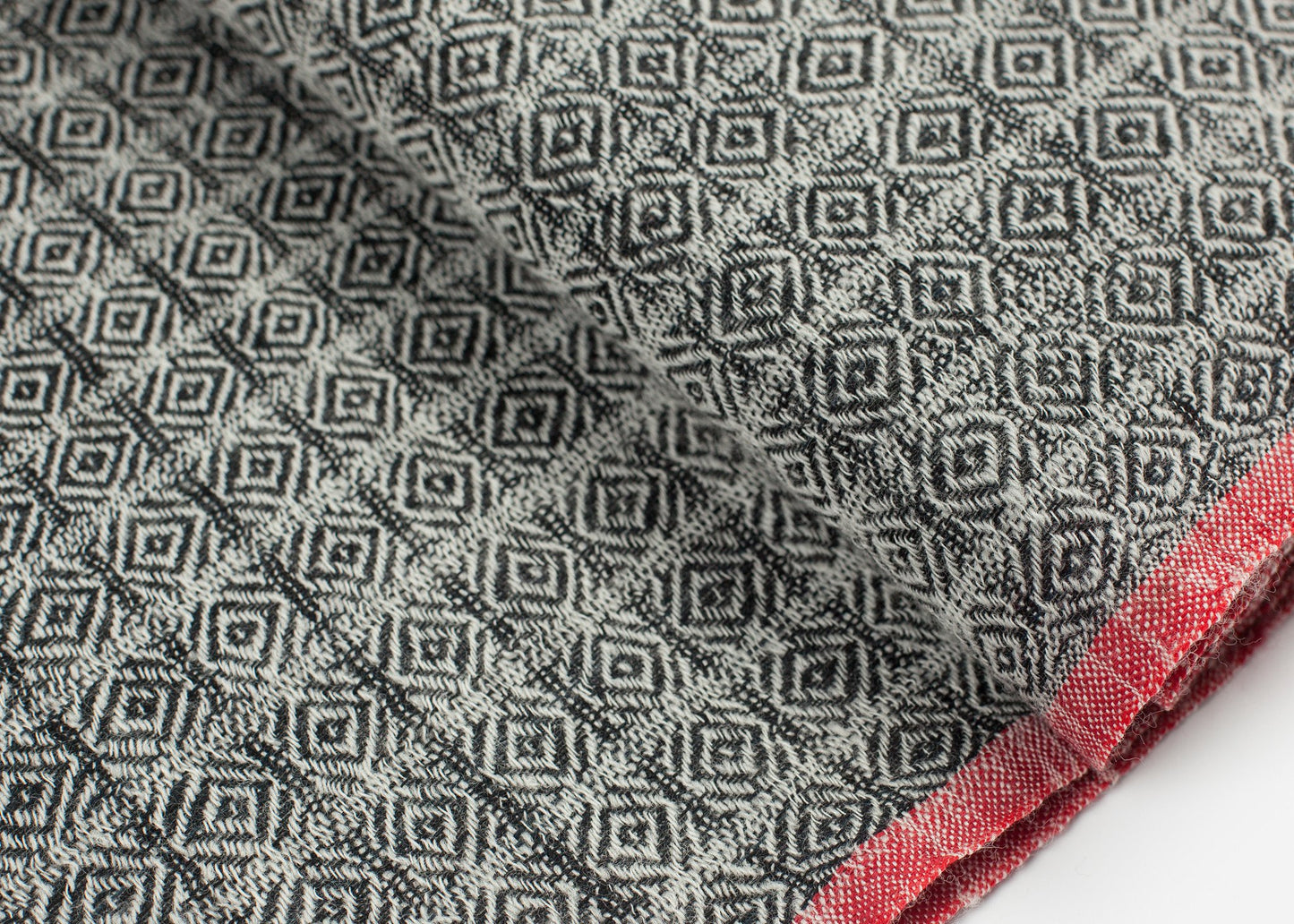 Diamond Scarf in Black/Natural - annaclothes