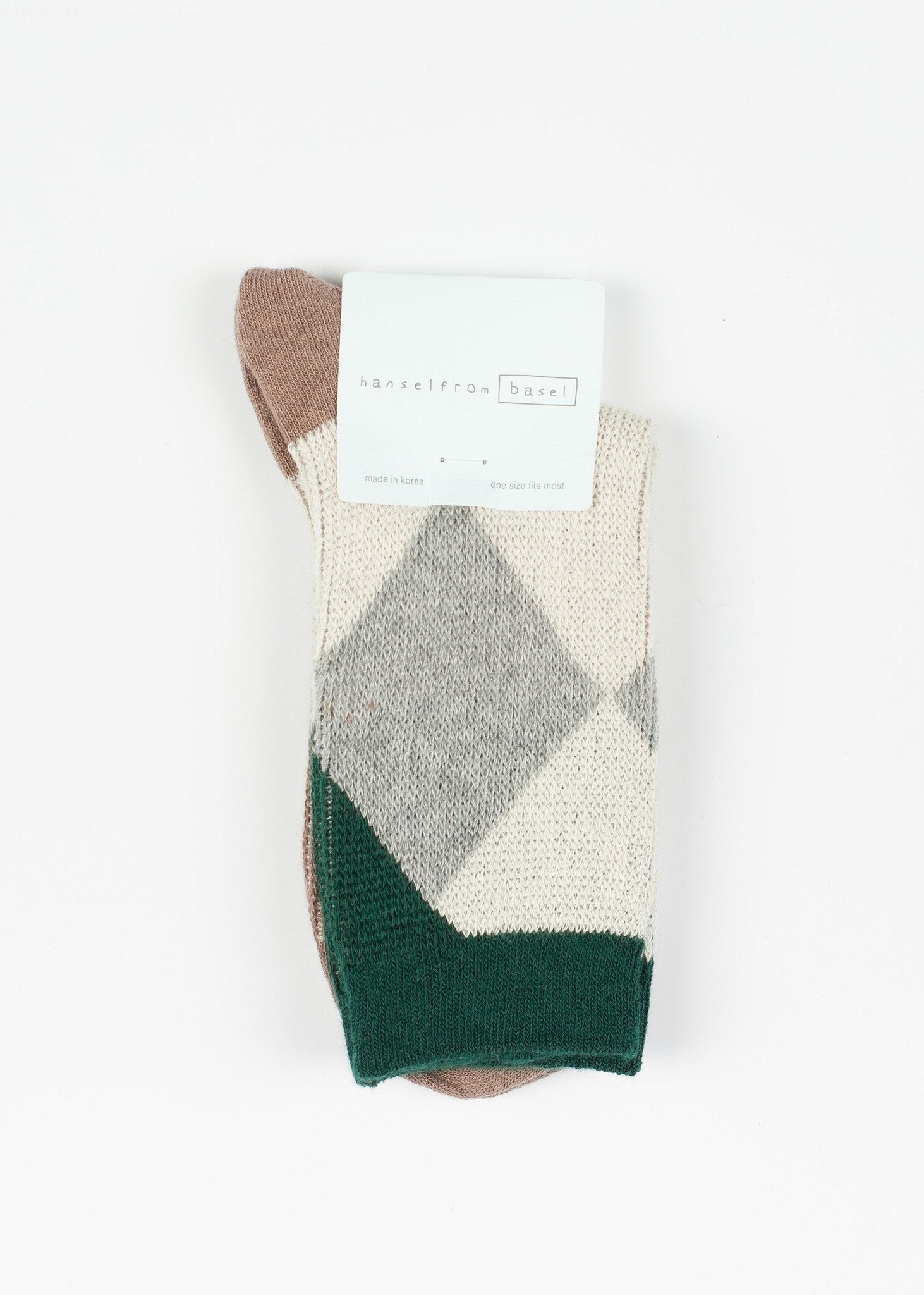Quin Argyle Crew in Brown - annaclothes